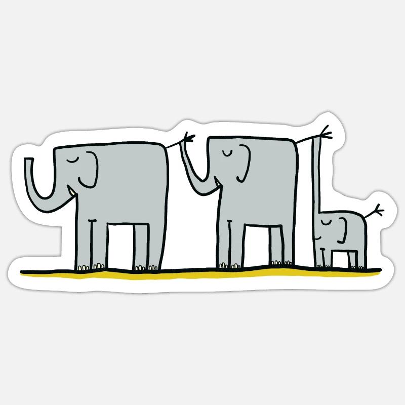 Sticker Größe S (10 x 10 cm) - 