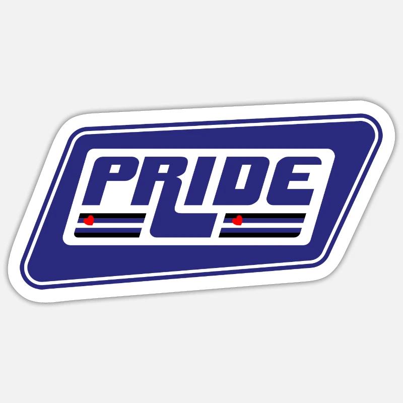Pride Leather - Sticker size S (10 x 10 cm) - white matte