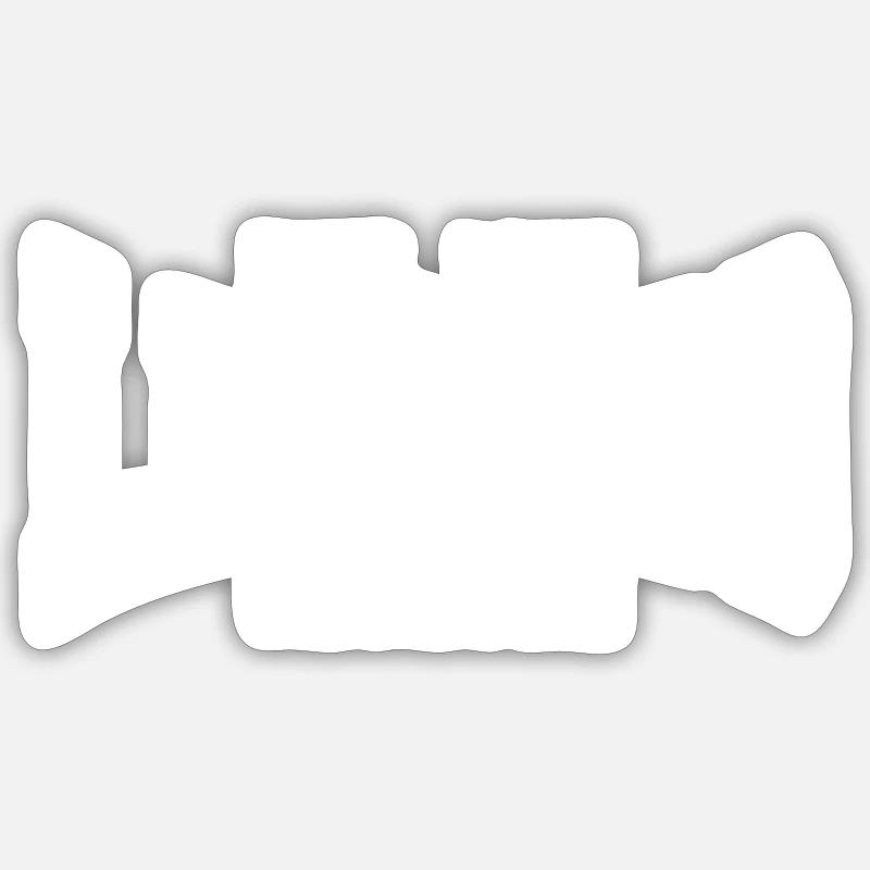 Leipzig - Sticker size S (10 x 10 cm) - white matte