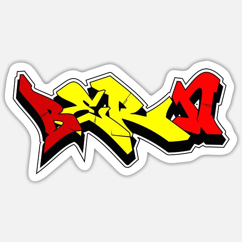 bern - Sticker Größe S (10 x 10 cm) - Mattweiß