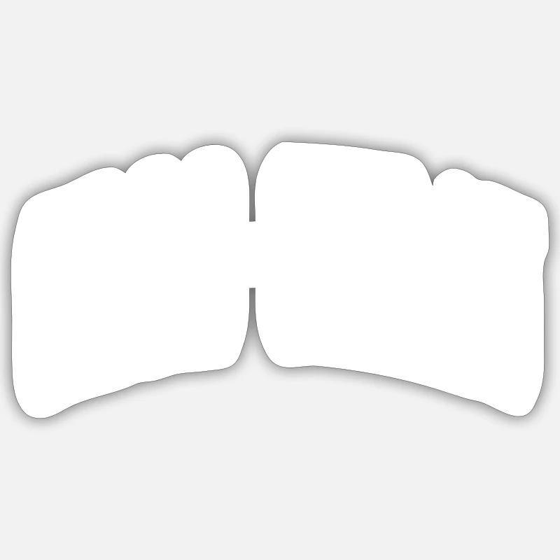Groß-Gerau - Sticker taille S (10 x 10 cm) - blanc mat