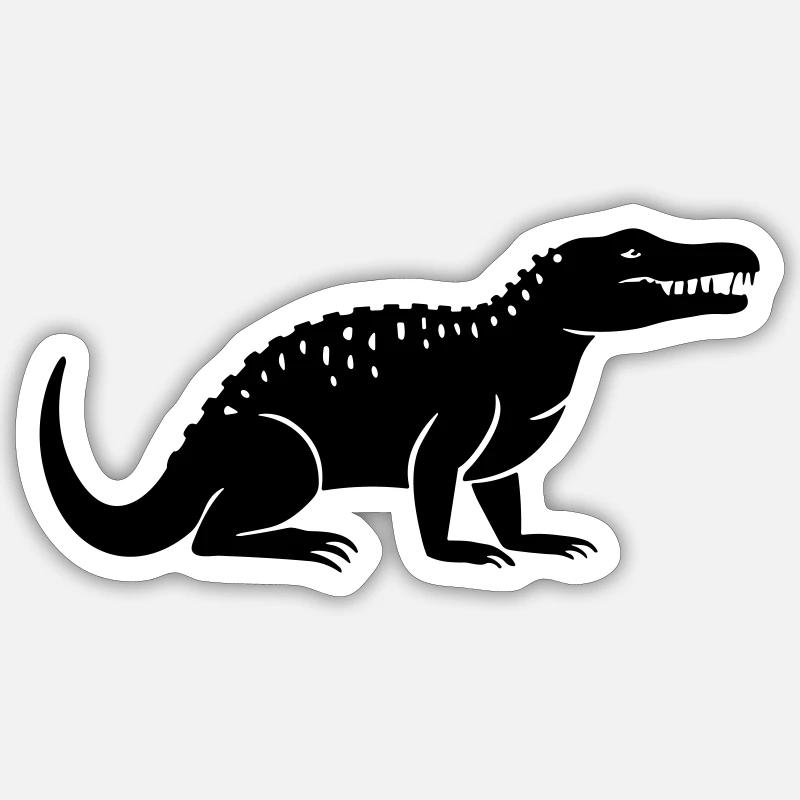 crocodile Sticker size S (10 x 10 cm)