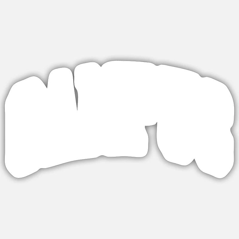 Campus - Sticker size S (10 x 10 cm) - white matte