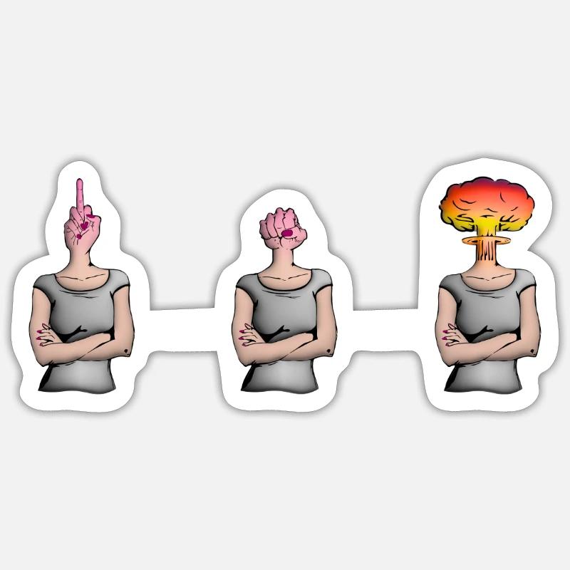 Sticker taille S (10 x 10 cm) - 