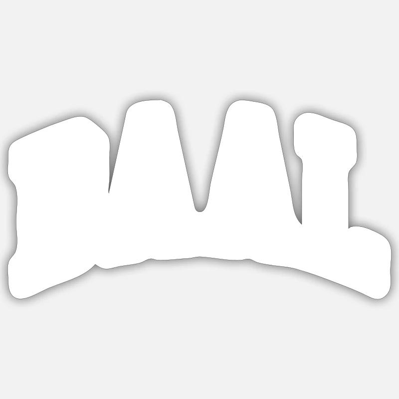 Baal - Sticker Größe S (10 x 10 cm) - Mattweiß