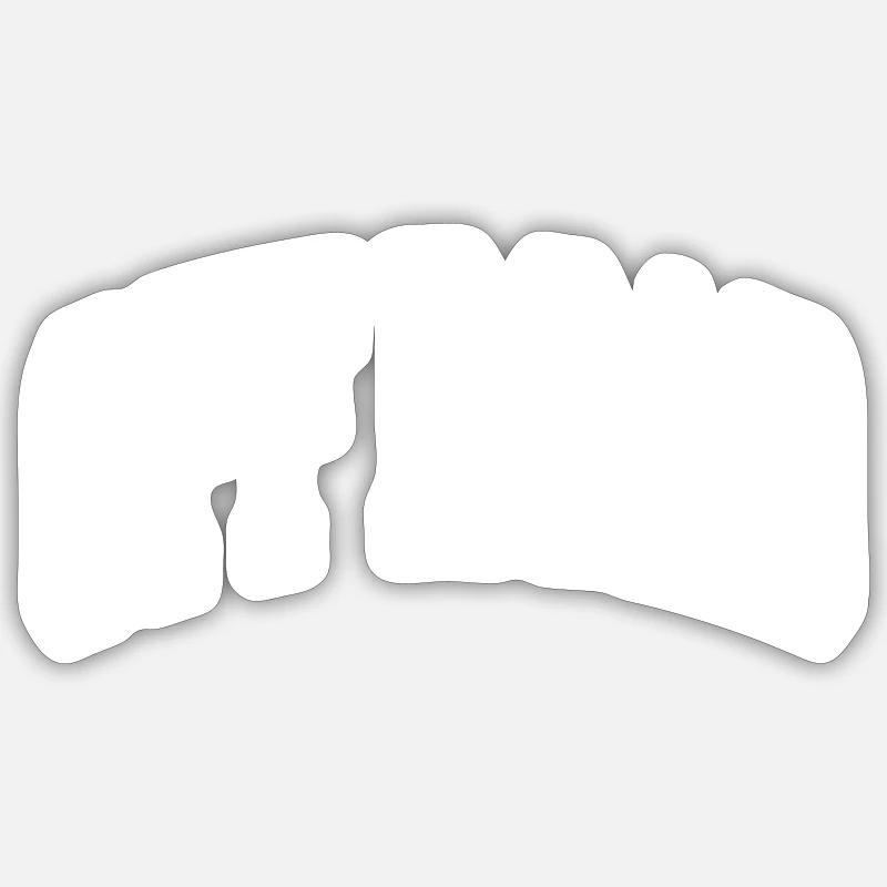 Off Road - Sticker size S (10 x 10 cm) - white matte