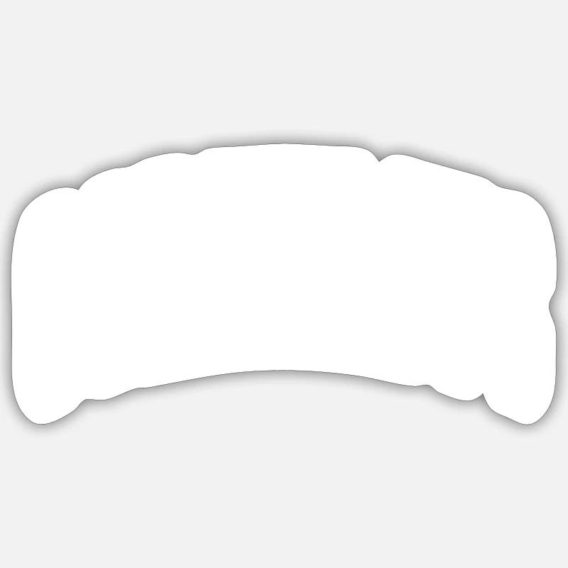 Cornelius - Sticker taille S (10 x 10 cm) - blanc mat