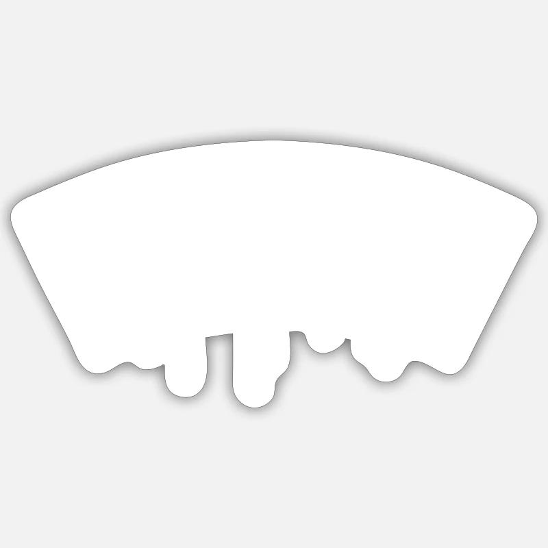 Mallorca Crew - Sticker Größe S (10 x 10 cm) - Mattweiß