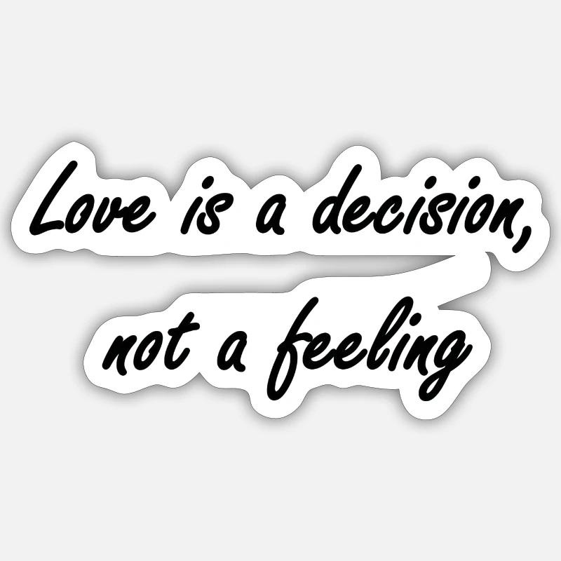 love Sticker Größe S (10 x 10 cm)