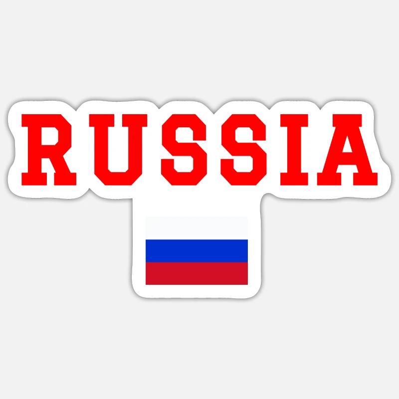 Russie Sticker taille S (10 x 10 cm)