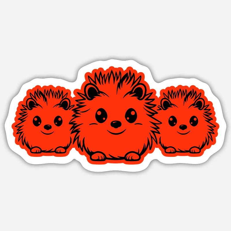 Hérisson, Animal, Bébé Sticker taille S (10 x 10 cm)