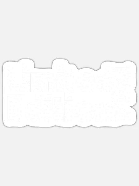 Limitierte Auflage 1964 - Sticker Größe S (10 x 10 cm) - Mattweiß