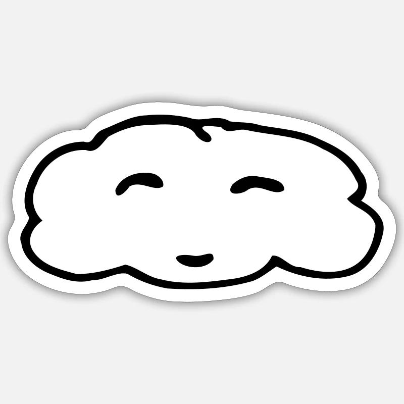 Cloud Sticker size S (10 x 10 cm)