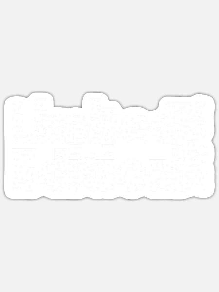 Limitierte Auflage 1993 - Sticker Größe S (10 x 10 cm) - Mattweiß