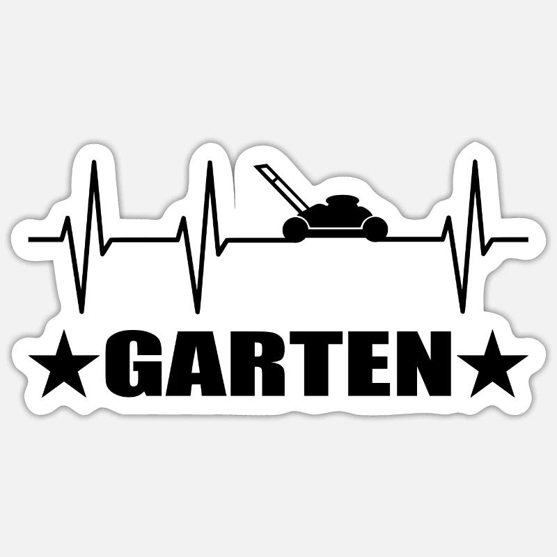 Garten Sticker Größe S (10 x 10 cm)