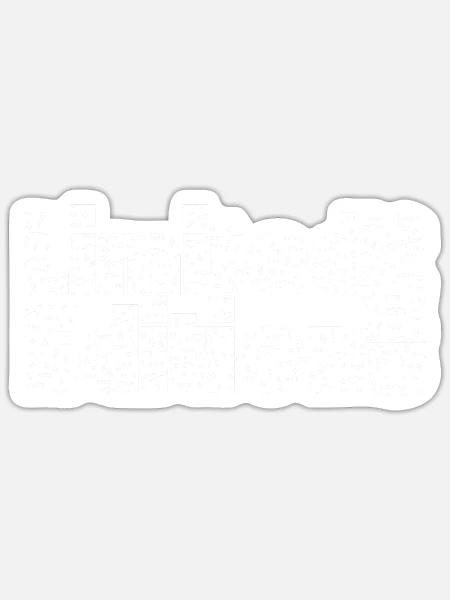 Limitierte Auflage 2010 - Sticker Größe S (10 x 10 cm) - Mattweiß
