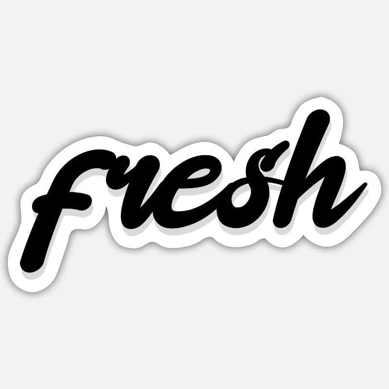 fresh Sticker Größe S (10 x 10 cm)