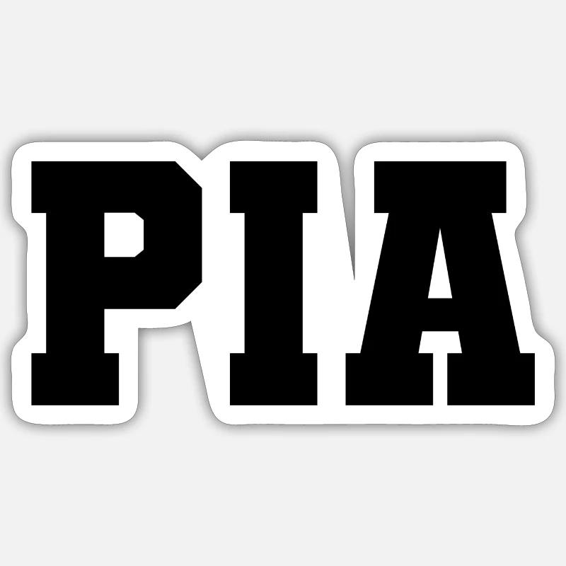 Nom - Pia Sticker taille S (10 x 10 cm)