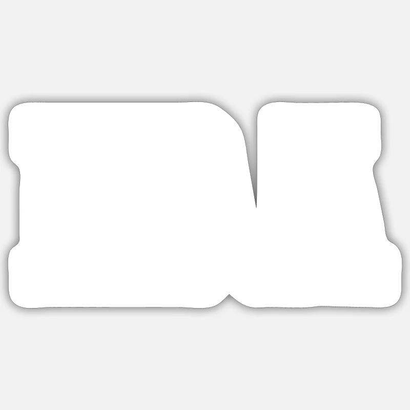 Name - Ida - Sticker Größe S (10 x 10 cm) - Mattweiß