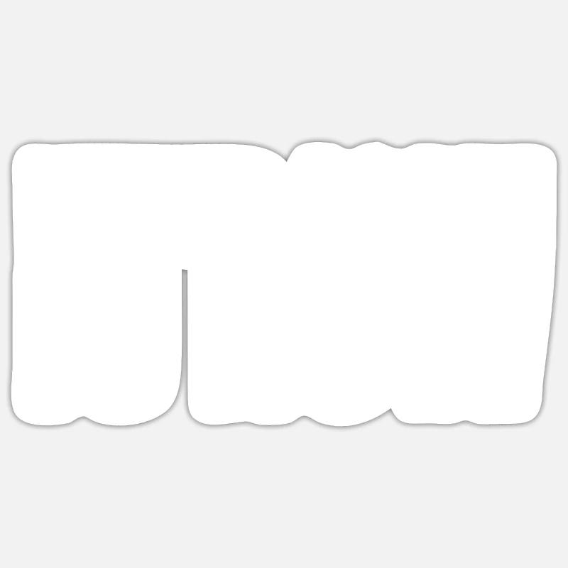 Never again is now - Sticker taille S (10 x 10 cm) - blanc mat