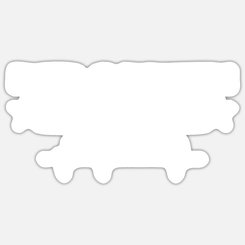 Garten - Sticker Größe S (10 x 10 cm) - Mattweiß