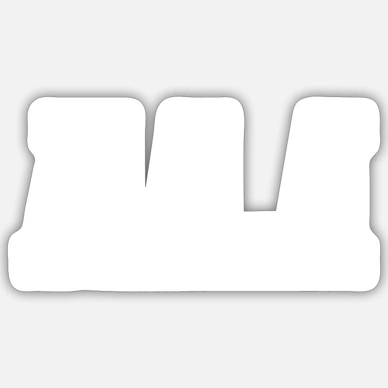 Name - Ali - Sticker size S (10 x 10 cm) - white matte