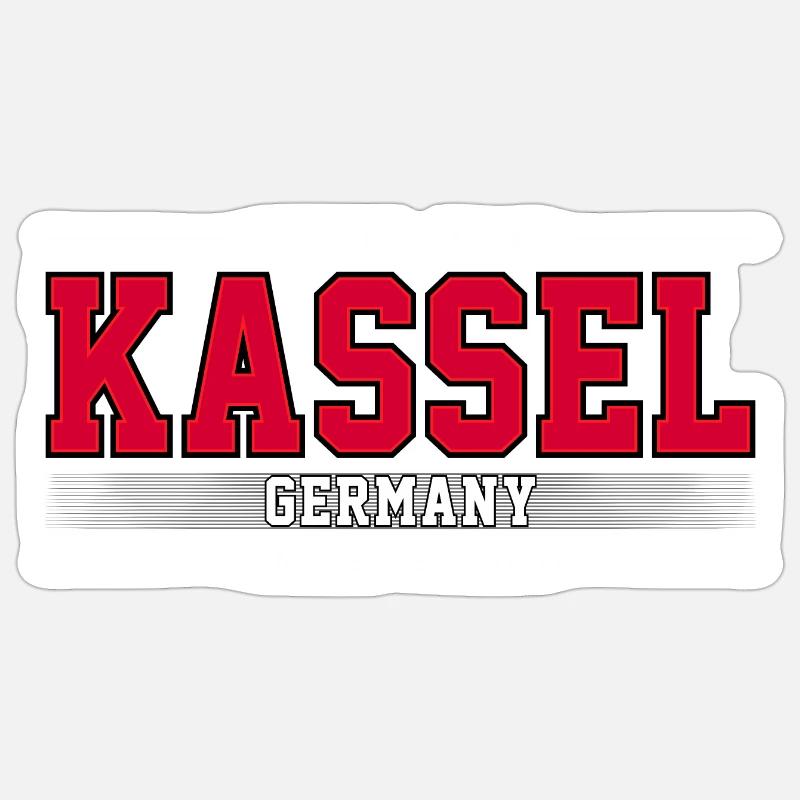 Kassel Sticker taille S (10 x 10 cm)