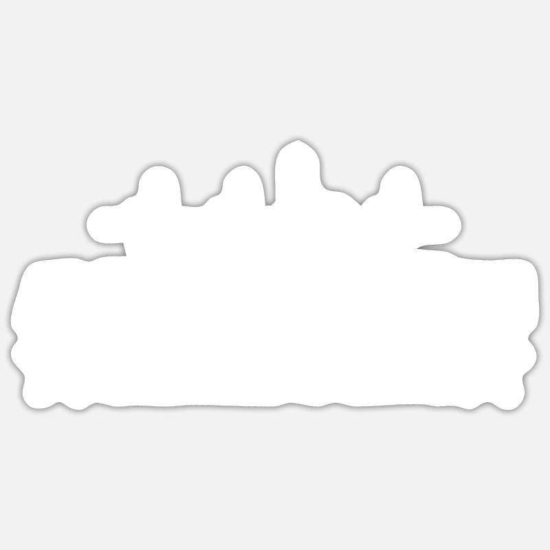 Garten - Sticker Größe S (10 x 10 cm) - Mattweiß