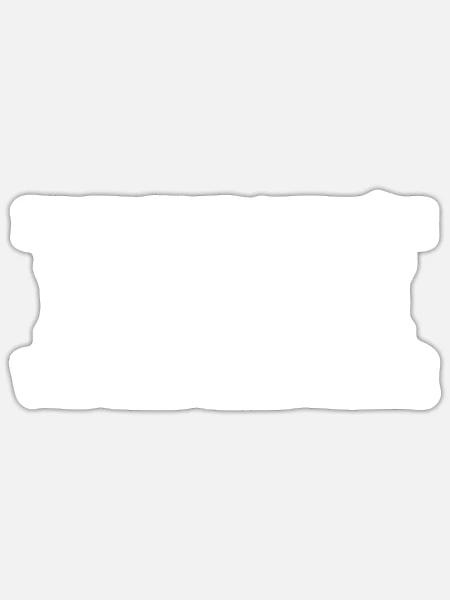 Roman Name Design - Sticker Größe S (10 x 10 cm) - Mattweiß