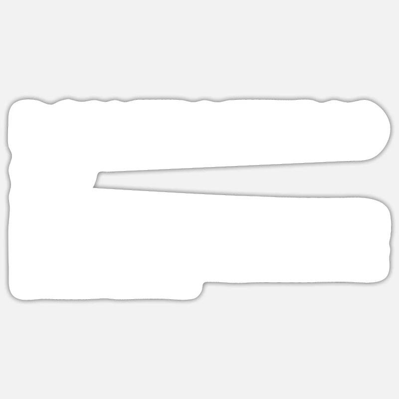 Sport Définition Powerlifting - Sticker taille S (10 x 10 cm) - blanc mat