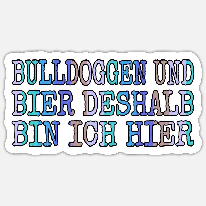 German Shepherd Birthday Gift Cool Sticker size S (10 x 10 cm)