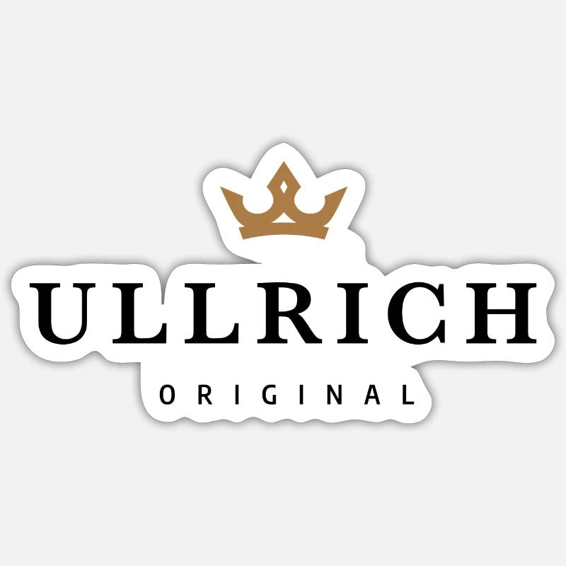 Ullrich - Sticker size S (10 x 10 cm) - white matte