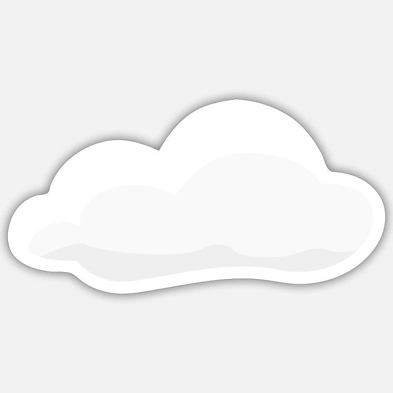 Cloud Sticker size S (10 x 10 cm)