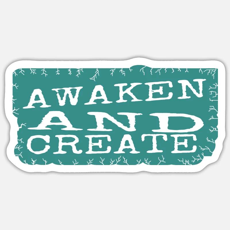 personal enlightenment achieving enlightenment - Sticker size S (10 x 10 cm) - white matte