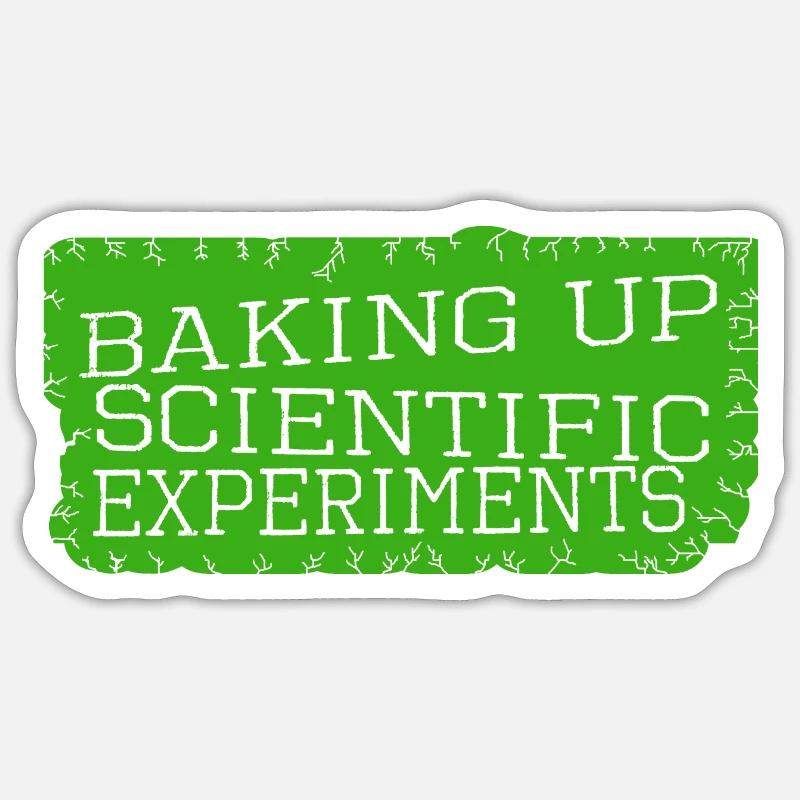 Biology Baking Tools Science Education - Sticker size S (10 x 10 cm) - white matte