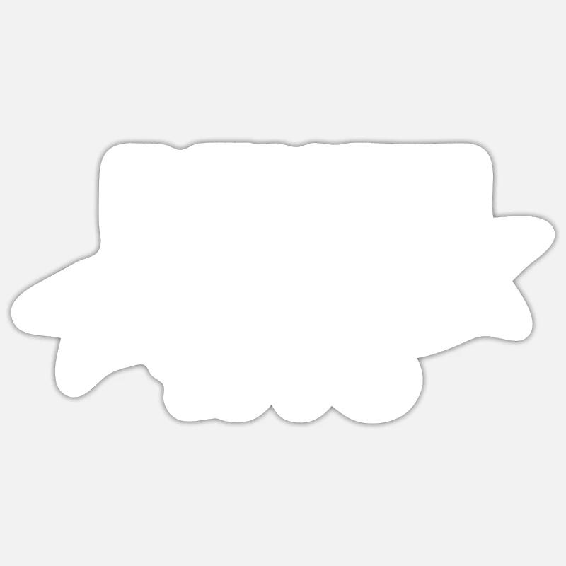 1973 1973 - Sticker taille S (10 x 10 cm) - blanc mat