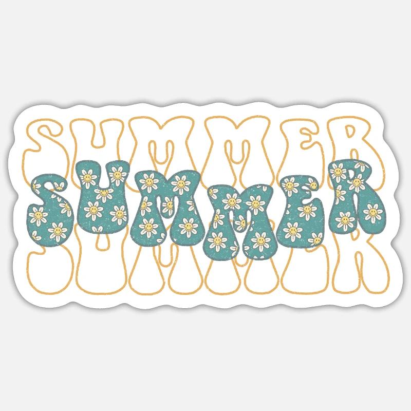 Summer Sticker size S (10 x 10 cm)