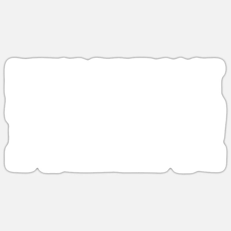 bevor du fragst nein - Sticker Größe S (10 x 10 cm) - Mattweiß