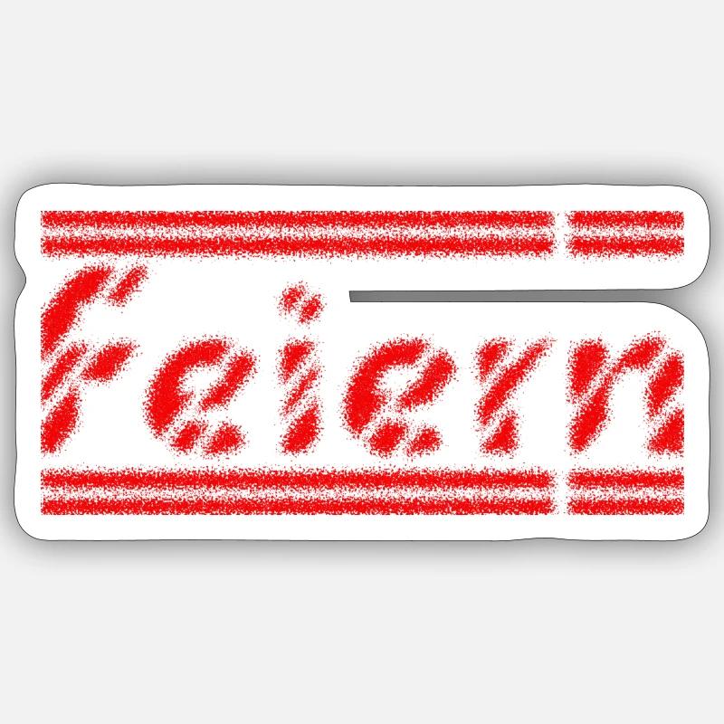 Sticker Größe S (10 x 10 cm) - 