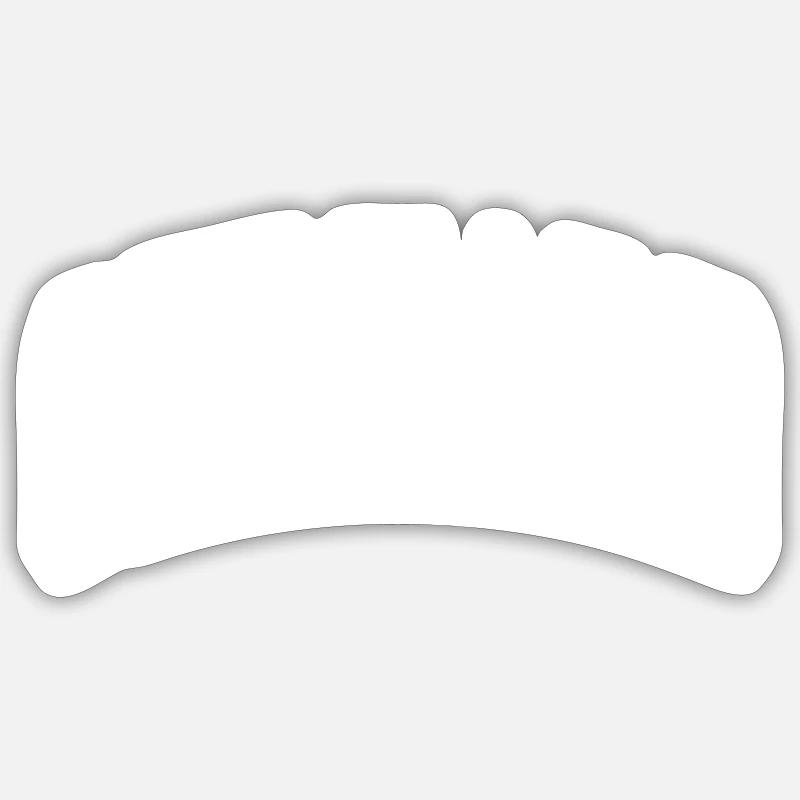 Gerhard - Sticker taille S (10 x 10 cm) - blanc mat