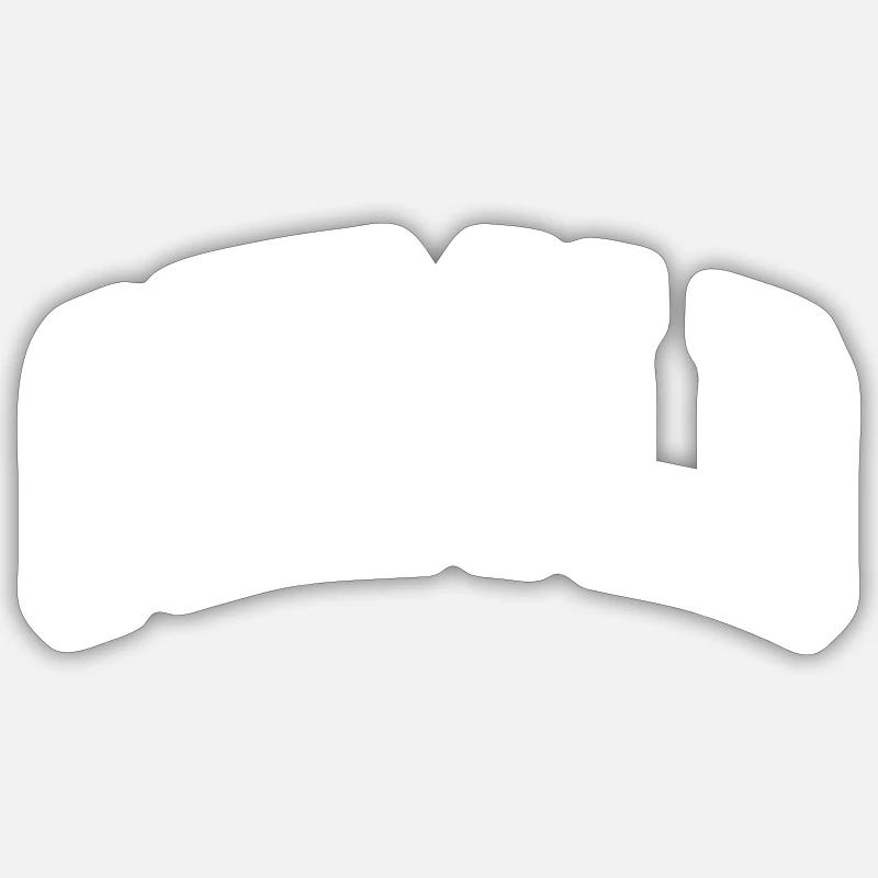 Scott - Sticker taille S (10 x 10 cm) - blanc mat
