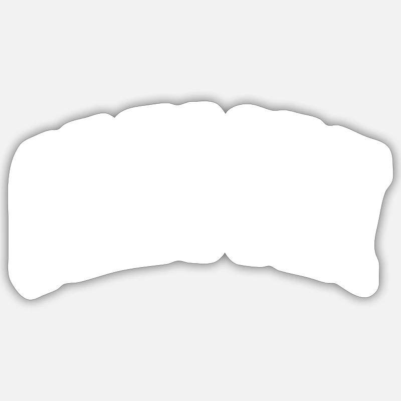 Gregory - Sticker Größe S (10 x 10 cm) - Mattweiß