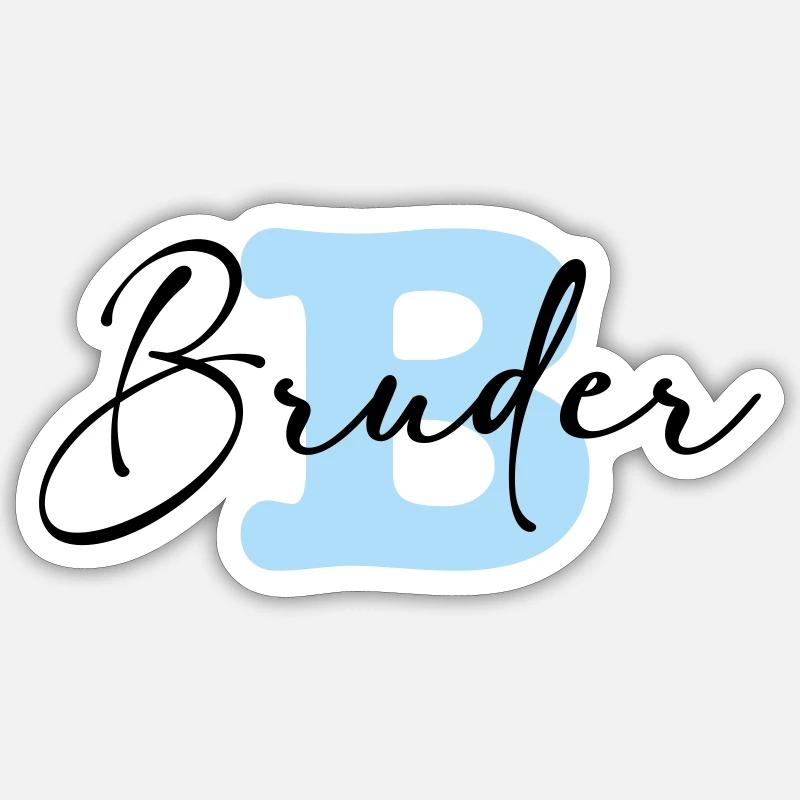 bruder Sticker Größe S (10 x 10 cm)