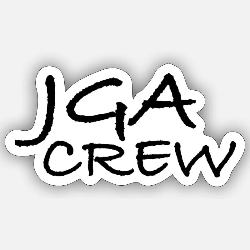 Bachelor Party Crew - Sticker size S (10 x 10 cm) - white matte