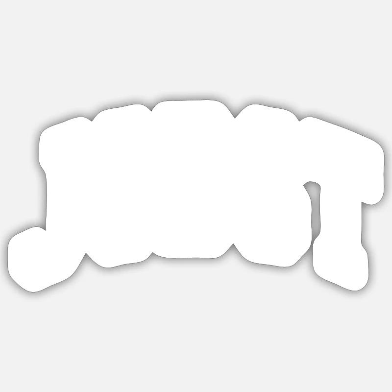 Jobst - Sticker Größe S (10 x 10 cm) - Mattweiß