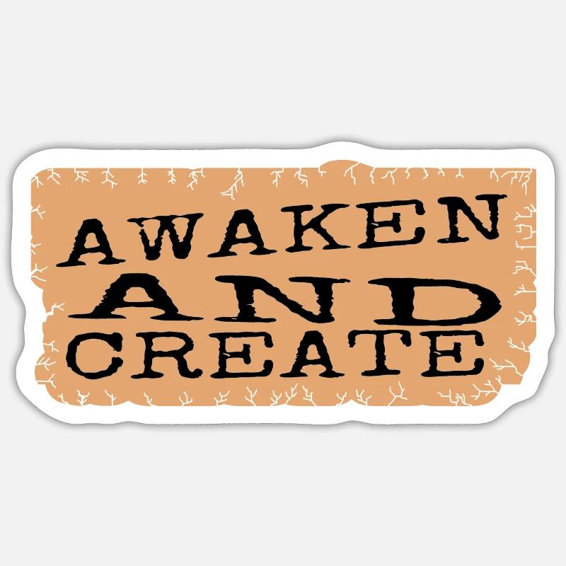 creative innovation enlightenment mindset - Sticker taille S (10 x 10 cm) - blanc mat