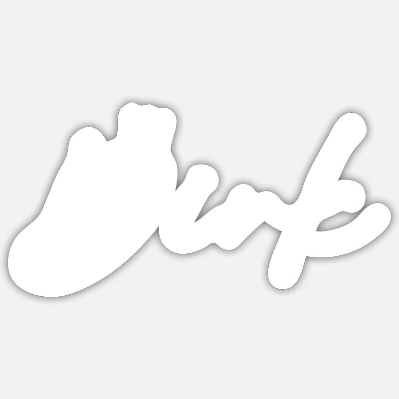 Dirk Nom avec D Nom de garçon Garçon Naissance Bébé Garçon Sticker taille S (10 x 10 cm)