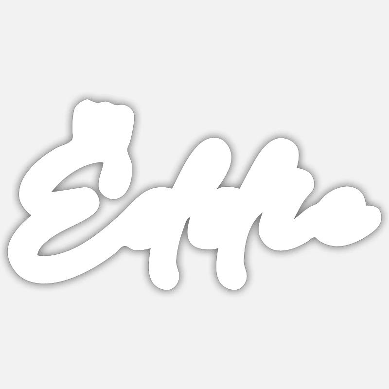 Eddie Nom avec E Nom de garçon Garçon Naissance Bébé Garçon Sticker taille S (10 x 10 cm)