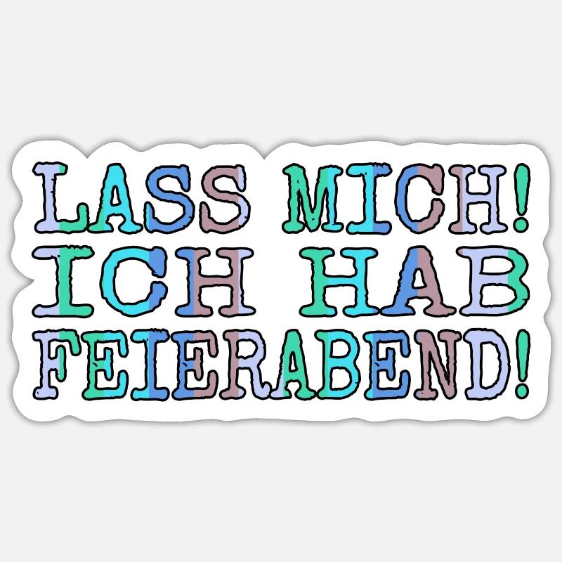 statement geburtstagsgeschenkidee spruch zitat - Sticker Größe S (10 x 10 cm) - Mattweiß