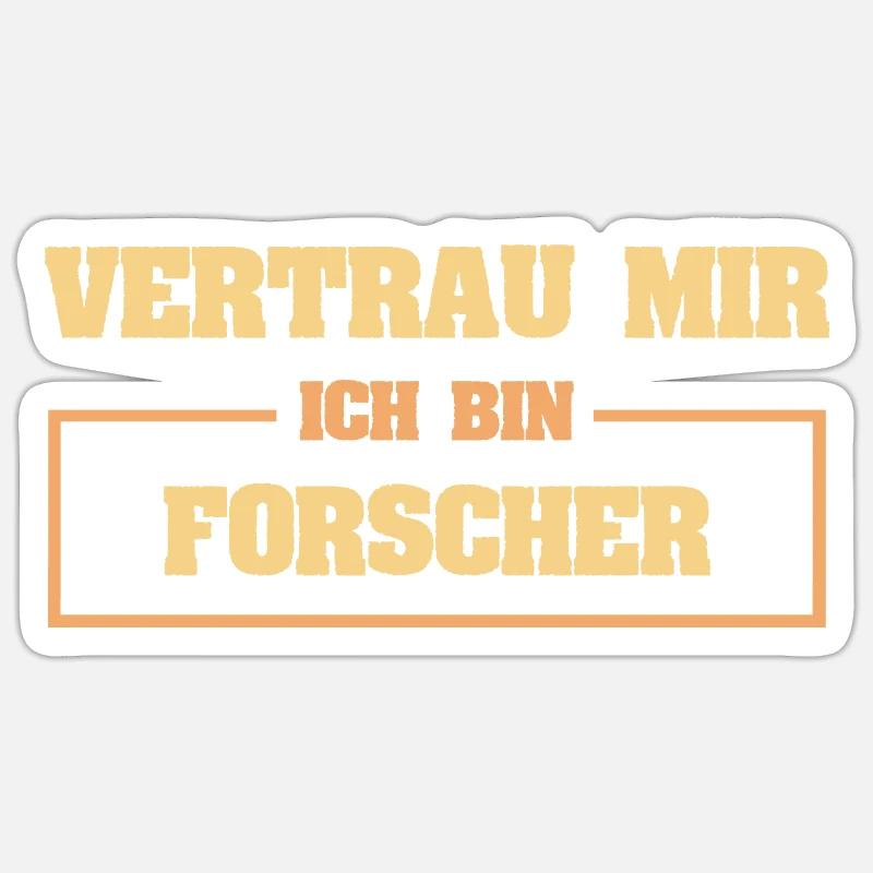 Drôle d’explorateur - Sticker taille S (10 x 10 cm) - blanc mat
